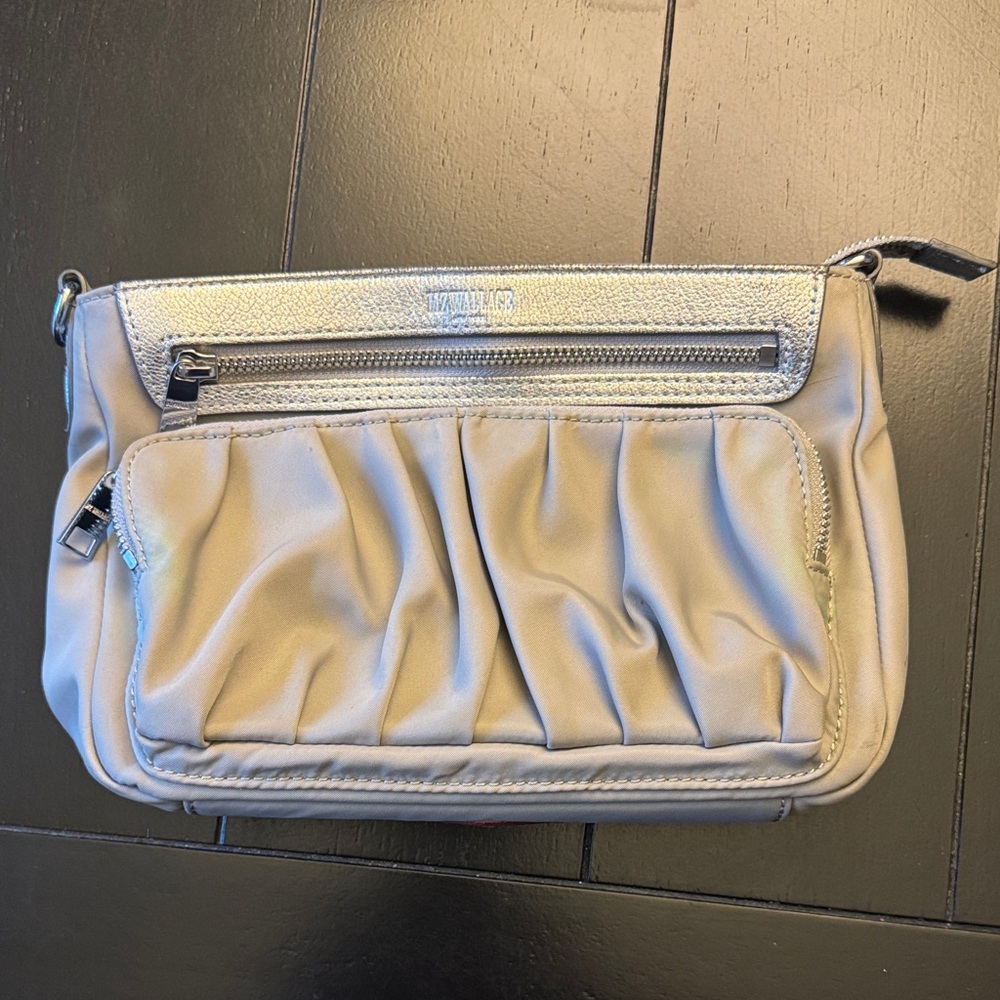 MZ Wallace Silver / Light Grey Women's Bag